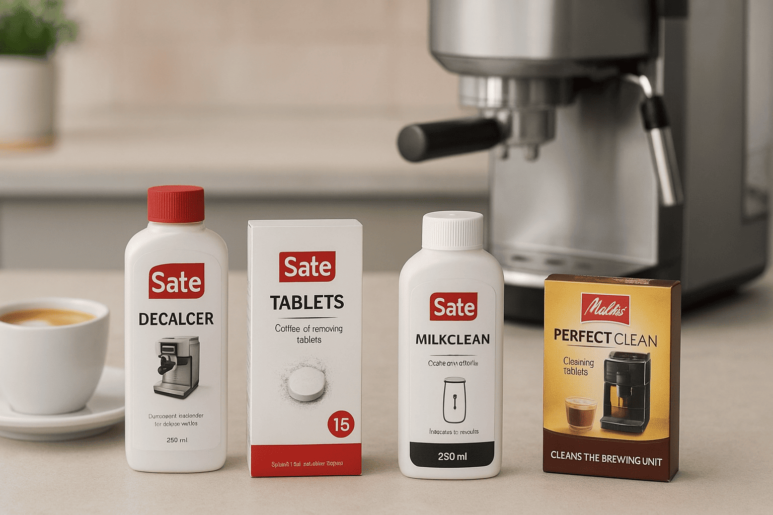 средства для ухода за кофемашинами